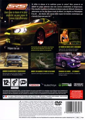 SRS - Street Racing Syndicate box cover back